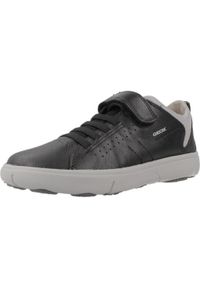 Tenisówki Geox Model J Nebcup Boy Kolor Czarny. Kolor: czarny. Materiał: tkanina, skóra. Sport: turystyka piesza