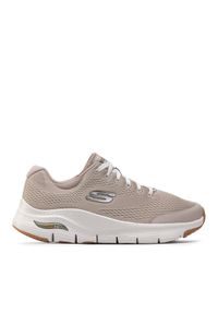 skechers - Skechers Sneakersy Arch Fit 232040/TPE Beżowy. Kolor: beżowy. Materiał: materiał