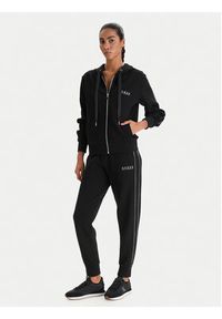 Guess Bluza W6RQ12 KBYE2 Czarny Regular Fit. Kolor: czarny. Materiał: syntetyk #2