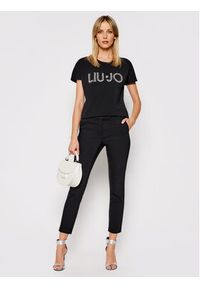 Liu Jo T-Shirt CA1236 J9135 Czarny Regular Fit. Kolor: czarny. Materiał: bawełna #5