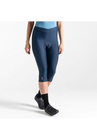 DARE 2B - Legginsy rowerowe 3/4 damskie Wordly. Kolor: niebieski. Długość: krótkie