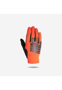 ROCKRIDER - Rękawiczki rowerowe MTB Rockrider Expl 500. Kolor: czerwony, czarny, pomarańczowy, wielokolorowy. Materiał: materiał. Sport: kolarstwo