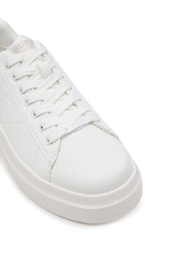 Guess Sneakersy FLJBINLEM12 Biały. Kolor: biały. Materiał: skóra