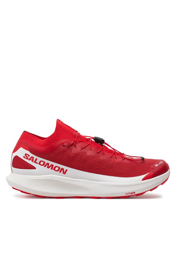 salomon - Buty do biegania Salomon. Kolor: czerwony