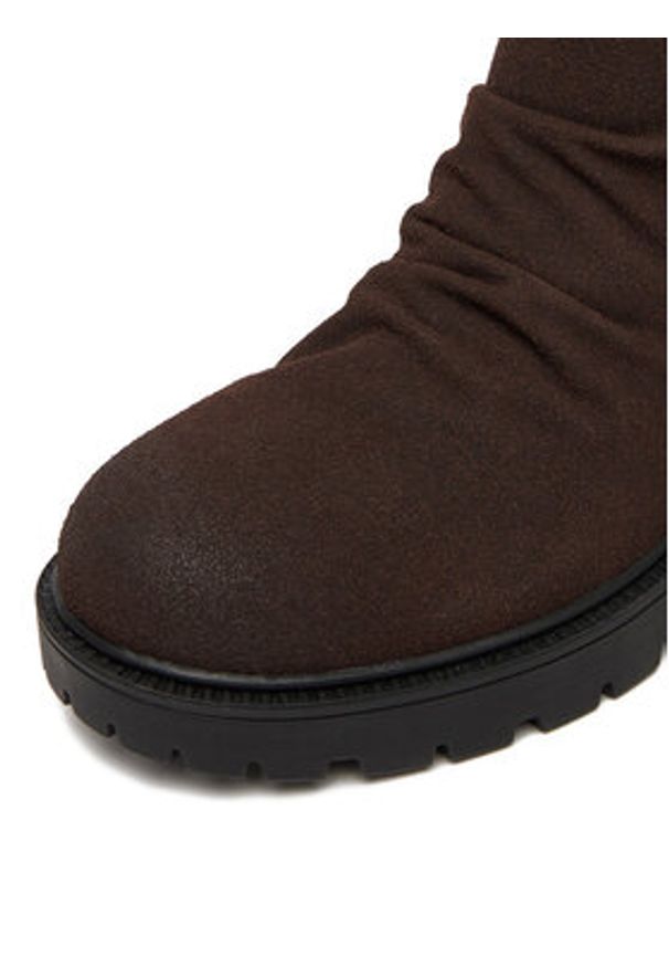 Clara Barson Botki CEO-HY8007S-1 Brązowy. Kolor: brązowy. Materiał: syntetyk, materiał