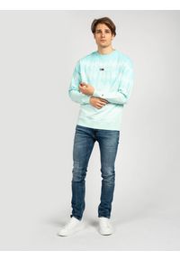 TOMMY HILFIGER - Tommy Hilfiger Bluza "Tie Die" | DM0DM08473 | Mężczyzna | Niebieski. Okazja: na co dzień. Kolor: niebieski. Materiał: bawełna, elastan. Styl: casual #1
