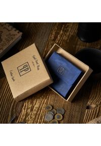 Portfel damski granatowy PAOLO PERUZZI RFID T-11-DB. Kolor: niebieski. Materiał: skóra #1