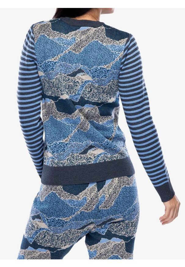 KAVU - Sweter damski Kavu Hillrose. Kolor: niebieski
