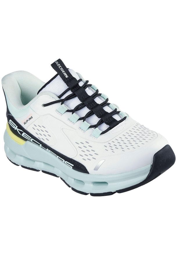 skechers - Adidasy Skechers Glide-step - Vista, Dzieci. Okazja: na uczelnię. Kolor: biały. Materiał: materiał. Model: Skechers Sport. Sport: joga i pilates