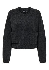 only - ONLY Kardigan Piemonte 15344118 Szary Regular Fit. Kolor: szary. Materiał: syntetyk