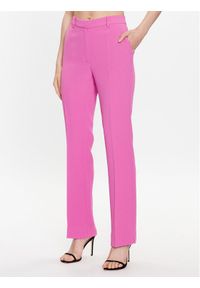 Bruuns Bazaar Spodnie materiałowe Floretta Cassa BBW3367 Różowy Regular Fit. Kolor: różowy. Materiał: syntetyk #1