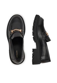 DeeZee Loafersy 13027-12 Czarny. Kolor: czarny. Materiał: skóra