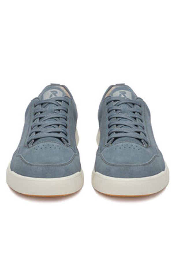 Rieker Revolution Lifestyle Sneakersy U1101-14 Niebieski. Kolor: niebieski. Materiał: zamsz, skóra