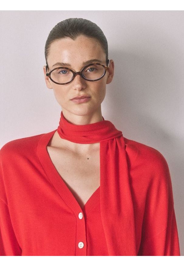 Reserved - Okulary zerówki - czarny. Kolor: czarny