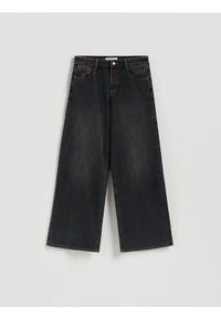 Reserved - Jeansy baggy fit - czarny. Kolor: czarny