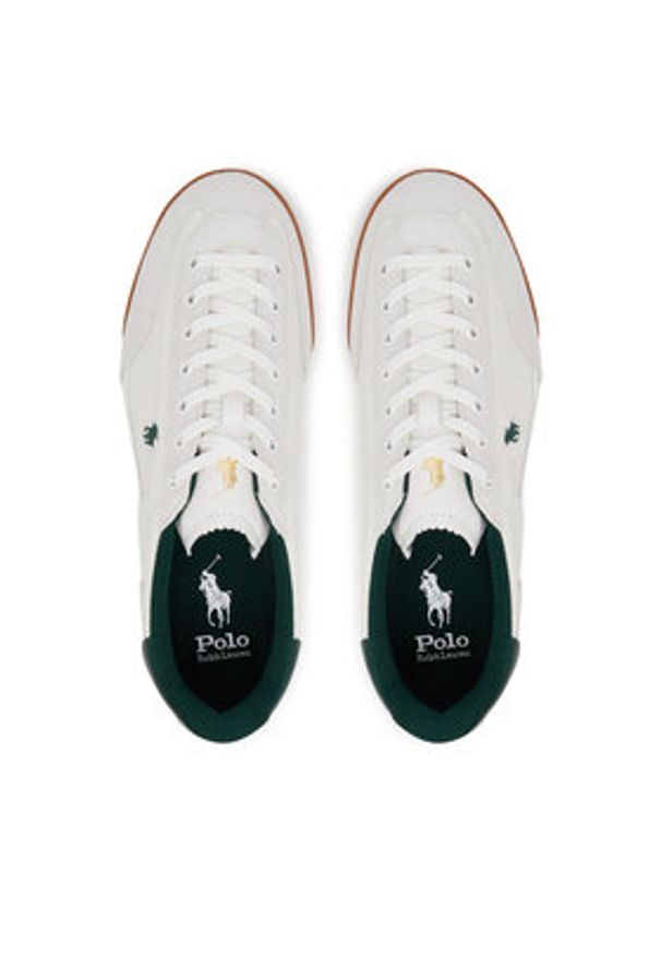 Polo Ralph Lauren Sneakersy 809968177002 Biały. Kolor: biały. Materiał: zamsz, skóra