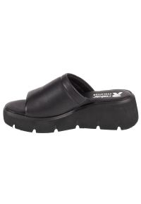 Klapki Rieker Flip-Flops W W1551-00 czarne. Kolor: czarny. Materiał: skóra, guma. Sezon: lato #2