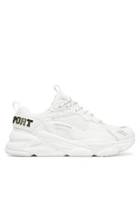 Plein Sport Sneakersy FAES USC0800 STE003N Biały. Kolor: biały. Materiał: materiał #1