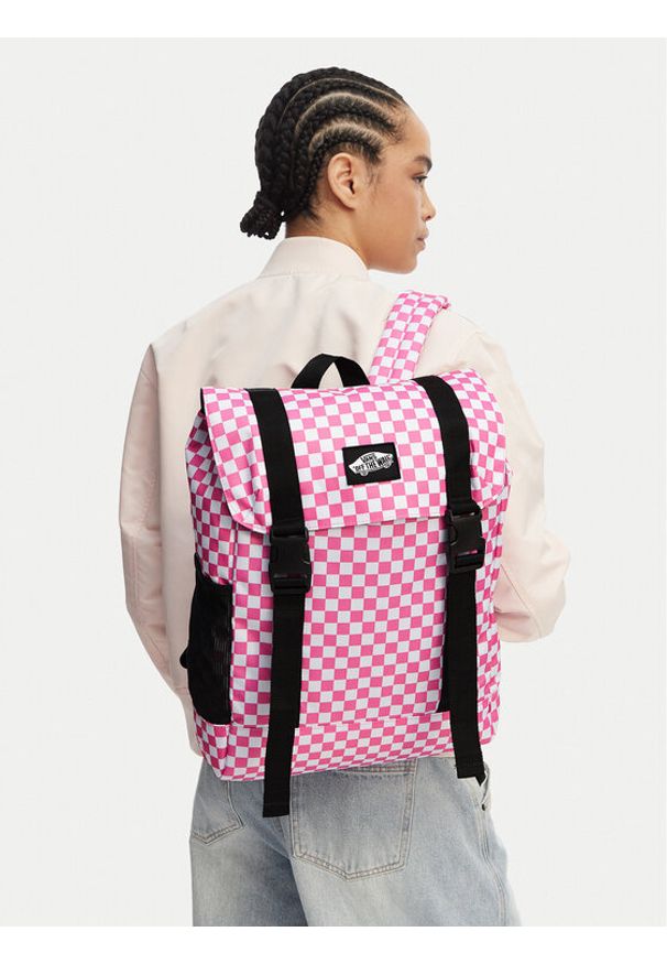Vans Plecak VN000PSFFRQ1 Różowy. Kolor: różowy. Materiał: materiał