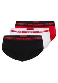 Hugo - HUGO Komplet slipów 50492378 Kolorowy. Materiał: bawełna. Wzór: kolorowy