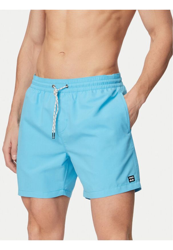 Billabong Szorty kąpielowe All Day EBYJV00134 Turkusowy Regular Fit. Kolor: turkusowy. Materiał: syntetyk