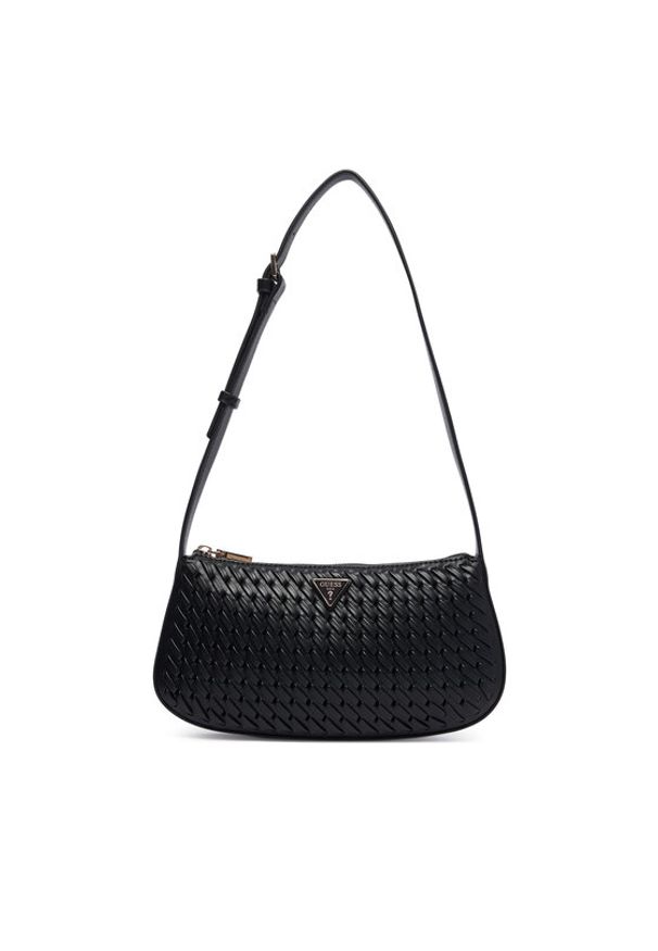 Guess Torebka Kora HWWG97 48170 Czarny. Kolor: czarny. Materiał: skórzane