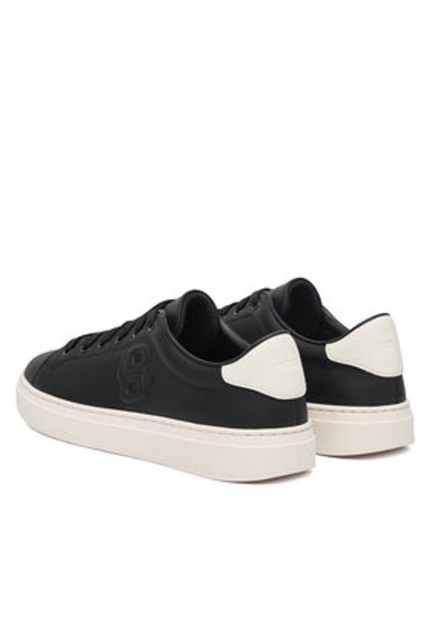 BOSS Sneakersy Kieran 50557926 Czarny. Kolor: czarny. Materiał: skóra