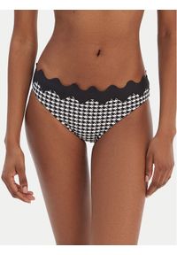 Seafolly Dół od bikini Gia Check Ric Rac 40711-282 Czarny. Kolor: czarny. Materiał: syntetyk #1