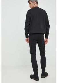 Calvin Klein Jeans spodnie męskie kolor czarny dopasowane. Kolor: czarny #4