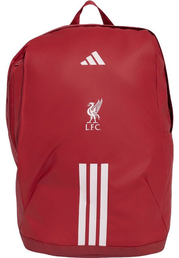 Adidas Plecak sportowy miejski szkolny adidas Liverpool FC czerwony KQ5145. Kolor: czerwony. Styl: sportowy