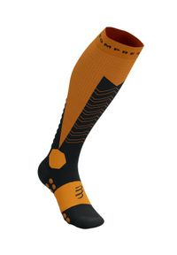 Skarpety skiturowe Compressport Ski Mountaineering Full Socks. Kolor: pomarańczowy, żółty, wielokolorowy