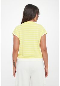 Liu Jo - Bluzka dzianinowa damska w paski LIU JO. Materiał: dzianina. Wzór: paski #3