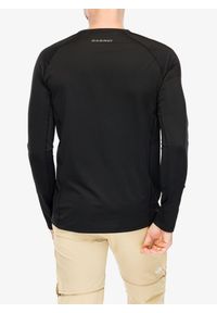Bluza męska Mammut Selun FL Longsleeve Logo. Kolor: czarny. Długość rękawa: długi rękaw