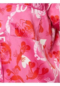 Hunkemöller Koszulka piżamowa Peppers 205076 Różowy Relaxed Fit. Kolor: różowy. Materiał: syntetyk