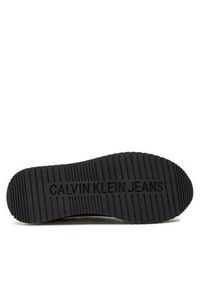 Calvin Klein Jeans Sneakersy Runner Sock Laceup Ny-Lth W YW0YW00840 Czarny. Kolor: czarny. Materiał: skóra, zamsz #6