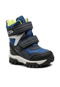 Śniegowce Geox J Himalaya B. Babx B J26FRB 0FUCE C0479 M Navy/Lime. Kolor: niebieski. Materiał: materiał #1