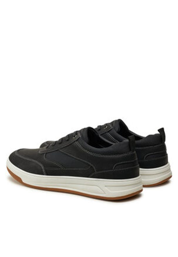 Pierre Cardin Sneakersy 9637 Czarny. Kolor: czarny. Materiał: skóra