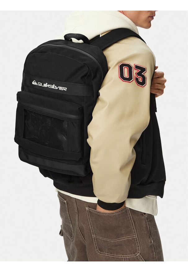 Quiksilver Plecak CWBEO-QUIK-M-002-10 Czarny. Kolor: czarny. Materiał: materiał