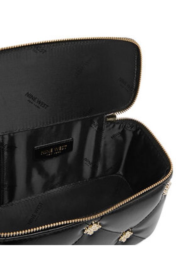 Nine West Torebka EO-Delancey Moon-KS2575-1 Czarny. Kolor: czarny. Materiał: skórzane