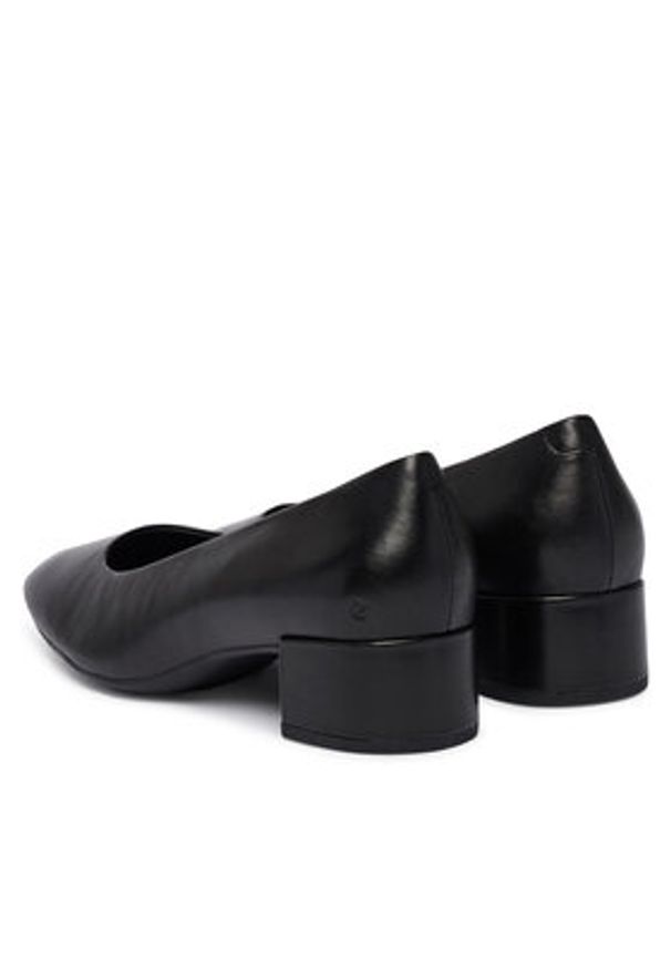 ecco - ECCO Czółenka Liva 25060301001 Czarny. Kolor: czarny. Materiał: skóra