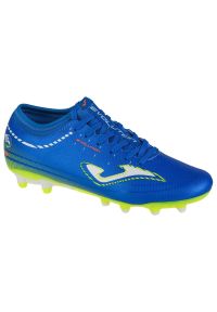 Buty piłkarskie Joma Evolution 2404 Fg EVOS2404FG niebieskie. Zapięcie: sznurówki. Kolor: niebieski. Materiał: guma, materiał, syntetyk. Szerokość cholewki: normalna. Sport: piłka nożna