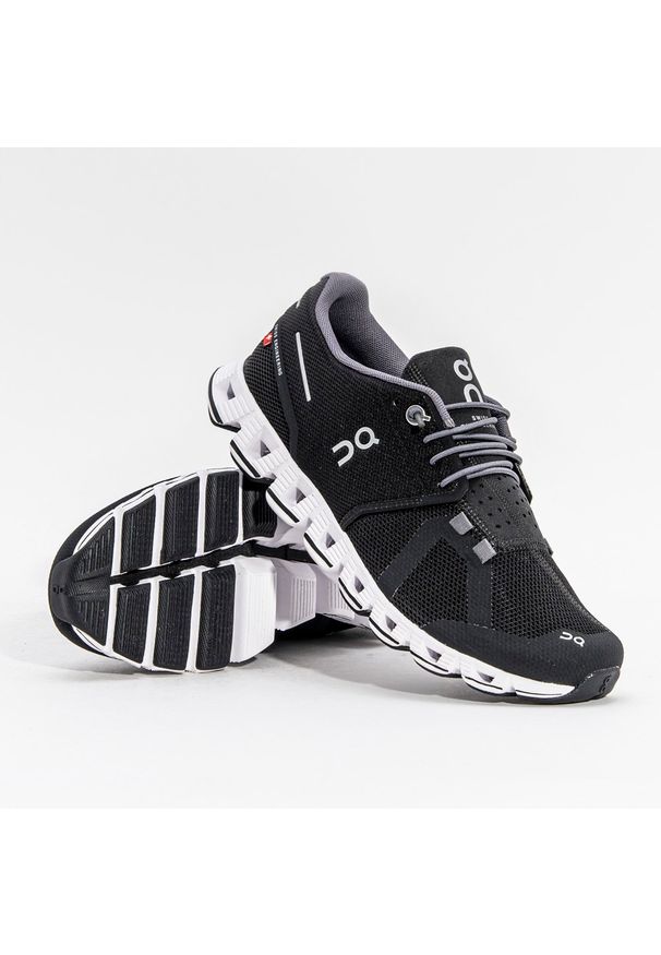 Buty treningowe damskie On Running Cloud W (000019-0001 W). Okazja: na co dzień. Kolor: czarny. Szerokość cholewki: normalna. Sport: bieganie