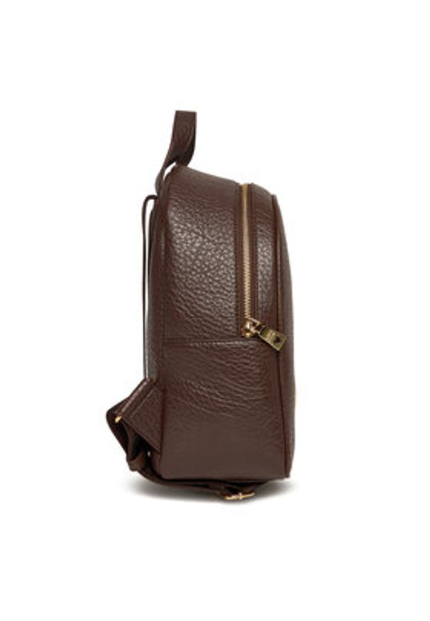 Love Moschino - LOVE MOSCHINO Plecak JC4341PP0NK1431A Brązowy. Kolor: brązowy. Materiał: skóra