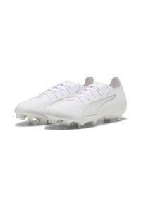Puma - Buty piłkarskie unisex ULTRA 6 PRO FG/AG PUMA White. Kolor: biały. Szerokość cholewki: normalna. Sport: piłka nożna