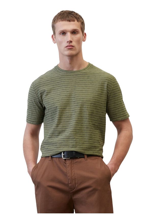 Marc O'Polo T-Shirt M22218651202 Zielony Regular Fit. Typ kołnierza: polo. Kolor: zielony. Materiał: bawełna