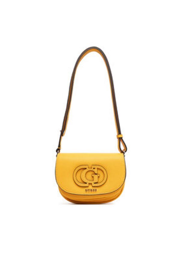 Guess Torebka Calebra Mini HWBG95 36780 Żółty. Kolor: żółty. Materiał: skórzane