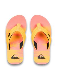 Quiksilver - Sandały dla Chłopcy MOLOKAI LAYBACK Różowy. Kolor: różowy. Materiał: bawełna. Sezon: lato
