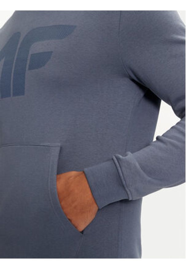 4f - 4F Bluza 4FWMM00TSWSM1464 Niebieski Regular Fit. Kolor: niebieski. Materiał: bawełna