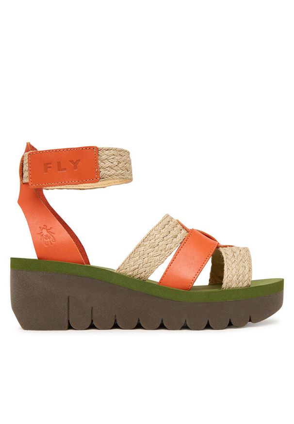 Sandały Fly London. Kolor: czerwony