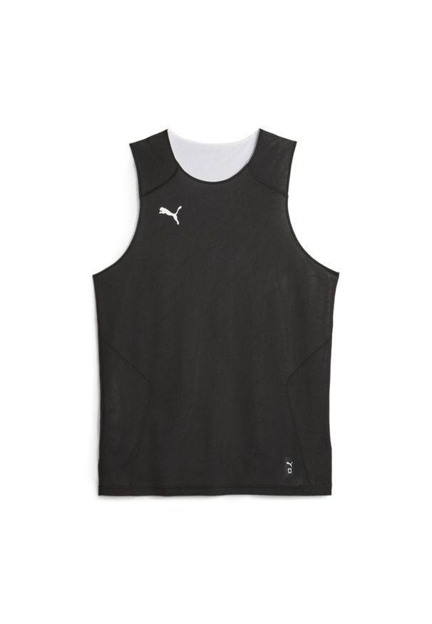 Jersey Puma Hoops team reverse practice. Kolor: czarny. Materiał: jersey. Sport: koszykówka